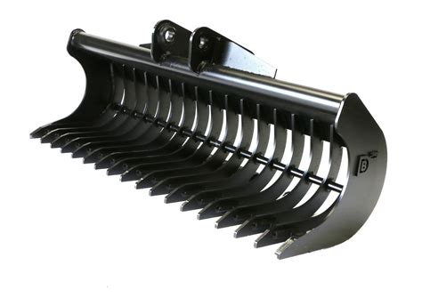 mini excavator riddle bucket|mini excavator rake bucket.